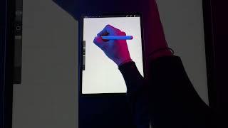 How to DRAW an EASY OPTICAL ILLUSION in Procreate!!!#shorts #NowAddThis #ad