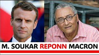 Michel Soukar reponn E. Macron! Pwofesè a di manb Konsèy Prezidansyèl yo san karaktè.