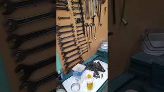 Обычный гараж в деревне