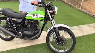 始動動画　Kawasaki 250TR