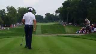 Padraig Harrington's 'Happy Gilmore' At Valhalla 2014 PGA Championship.