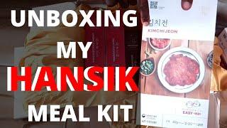 UNBOXING MY HANSIK (Korean food)MEAL KIT#한식진원 #KFPI #Koreanfoodpromotioninstitute  #KFoodChallenge