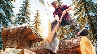 Building An Off Grid Kitchen For My Log Cabin episode 1