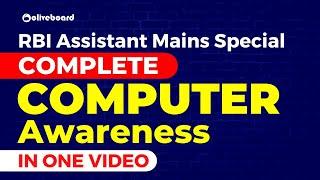 Complete Computer Awareness For RBI Assistant Mains Exam | In One Video #RBIAssistant #Computer