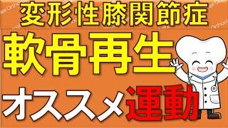 変形性膝関節症 軟骨再生！ おすすめ運動は？ 【医師が解説】