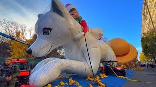 NYC LIVE Macy’s Thanksgiving Day Parade Balloon Inflation 2024