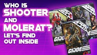 G.I. JOE Classified Series Jodie "Shooter" Craig, Crimson Alley Viper, and Molerat. Who are they?