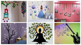 Wall painting design ideas for bedroom and living room /kids bedroom wall painting design/