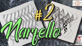 NARFELLO || Day 2 || 100 Days of Zentangle ® Project 2021