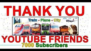 Thank you my YOUTUBE Friends / Thomas1980 sagt DANKE / 7000 Subscribers / Hauptbahnhof Zürich