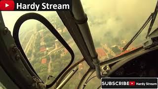 Fire fighting in Greece / twin-engine heavy transport Sikorsky S-64 Skycrane