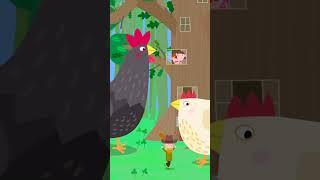 Ben and Holly's Little Kingdom | Chickens Ride West | Cartoons For Kids #shorts