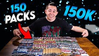 Opening 150 PACKS Of Sports Cards To Celebrate 150,000 Subscribers 