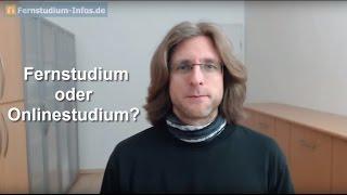 Fernstudium oder Onlinestudium?