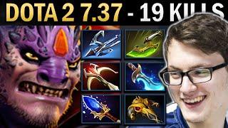 Lion Dota 7.37 Miracle with 19 Kills and Harpoon - TI14