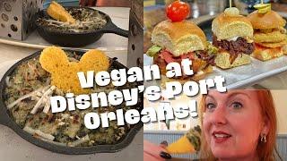 Trying New Vegan Options at Disney's Port Orleans Resort Lounges + Boatwritght's!