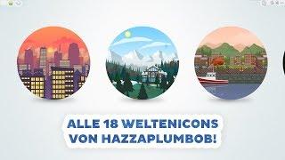 18 neue Weltenicons von HazzaPlumbob | sims-blog.de