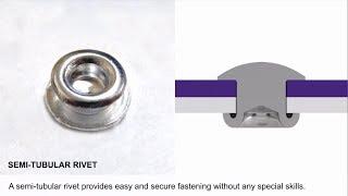 SEMI-TUBULAR RIVET / Fastening Movie