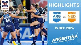 FIH Hockey Pro League 2024-25 Highlights: Argentina vs Netherlands (W) | Match 2