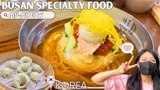 BUSAN, KOREA | Famous noodles at Haeundae Beach