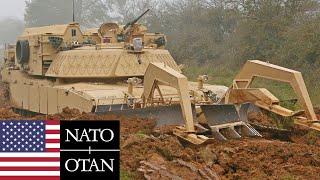 U.S. Army, NATO. Powerful M1150 Assault Breacher Vehicles ABV in Action.