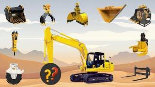 EXCAVATOR ATTACHMENTS BUCKET | Rocksaw, Trapezoid, Crusher, Clamshell, Rotary Screening | ALAT BERAT