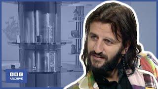 1971: RINGO STARR unveils his STEEL FURNITURE | Blue Peter | Weird and Wonderful | BBC Archive