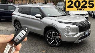 2025 Mitsubishi Outlander PHEV - Sterling silver SEL real life walkaround!