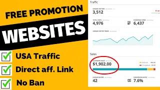 WHERE to PROMOTE Affiliate Links to Make Money with Affiliate Marketing for FREE