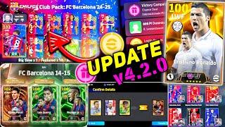 Big Update! V4.2.0 Update Is Here  Player Exchange, Master League, New Packs | eFootball™ 2025