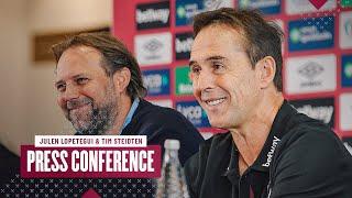 "This club has huge potential" | Julen Lopetegui and Tim Steidten Press Conference