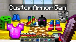 Minecraft Bedwars but I added custom armor generators...