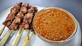 Cara membuat bumbu sate kacang yang super enak dan serba guna, bisa untuk usaha jualan..