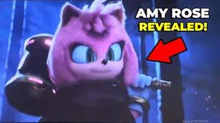 AMY ROSE REVEALED IN THE AFTER CREDITS SCENE OF SONIC MOVIE 3!