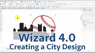 Creating a City Scape Design Using CorelDraw and the TRW Design Wizard