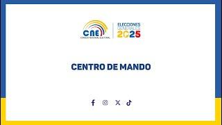 CENTRO DE MANDO ELECCIONES GENERALES  2025