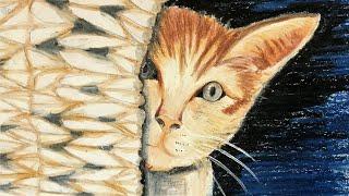 How to draw hiding Cat | Learn Drawing For Kids | Simple Techie Artist