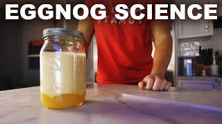 AGE your raw egg eggnog