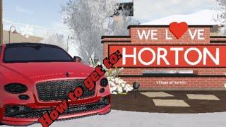 How to get to Horton. | Greenville Wisconsin Roblox |