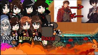 React Harry as dazai 1/3  hp x bsd