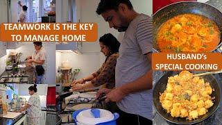 Diligent Morning to Afternoon Routine - Breakfast, Cleaning & Lunch | Veggie Dhokla & Egg Curry