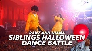 SIBLINGS HALLOWEEN DANCE BATTLE (IT REMIX) | Ranz and Niana