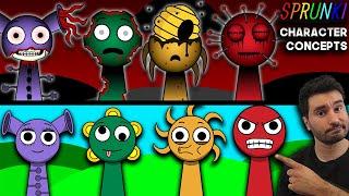 What Needs To Be In Sprunki Incredibox | Original Characters Part 5 | Sprunki OC | Character Concept