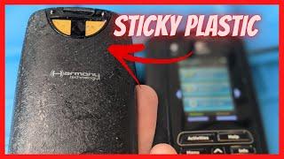 How to Clean Sticky Rubber Plastic From Logitech Remotes or Other Electronics