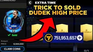 Make Millions coins Using these Tricks in FC Mobile 24!! Dudek 1.2 Millions and Extra Time Trick
