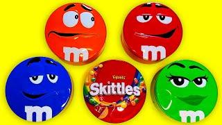 Satisfying Video | Relaxing Unboxing Skittles and M&M'S Candy From Mystery Boxes ASMR