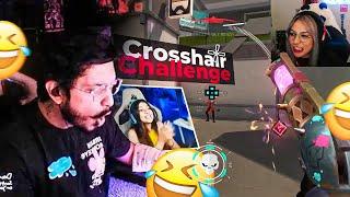 Valorant RANDOM CROSSHAIR  Challenge  ( Hilarious Reactions  ) | Funny Highlights