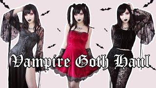  VAMPIRE / ROMANTIC GOTH TRY ON HAUL  ROMWE Spring Sale | Vesmedinia