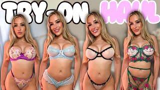 Transparent Lingerie Try-On Haul | Jessie Sims