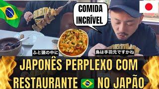 Japonês Comendo De Tudo Em Restaurante Brasileiro No Japão